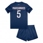 Günstige Fußballtrikots Paris Saint-Germain Marquinhos 5 Kinder Heimtrikot 2024-25 Kurzarm